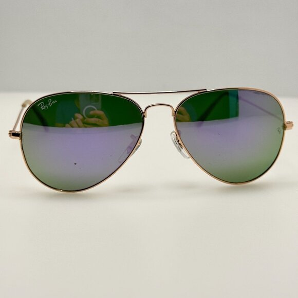 Ray Ban Sunglasses RB 3027 Aviator Large Metal 58-14-125 - Picture 1 of 6
